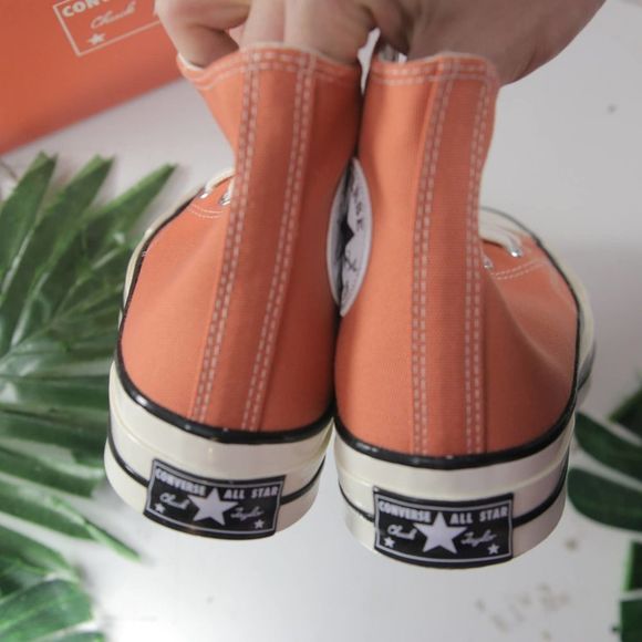 Converse Chuck 70 High Top Orange Cream Women's Sneaker - Picture 3 of 5